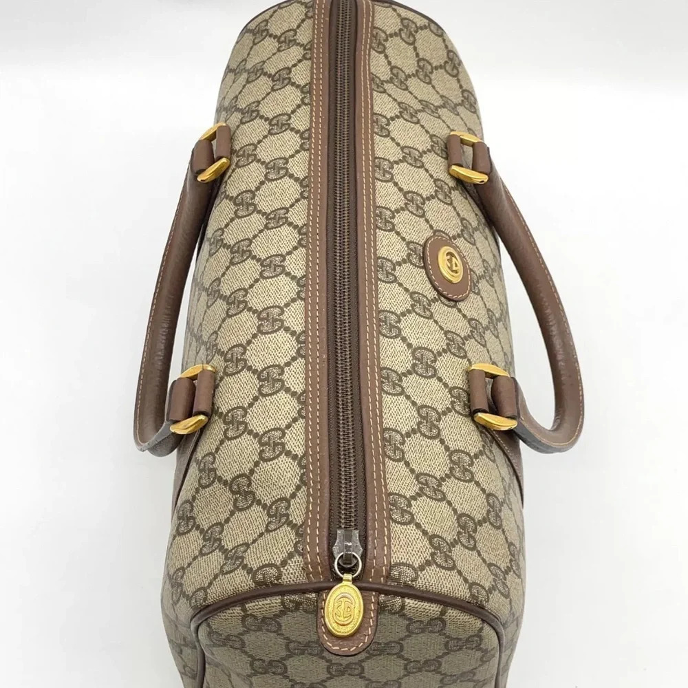 Authentic GUCCI GG Supreme Boston Bag - Picture 8 of 13